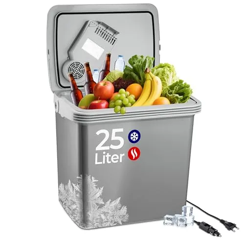 KLAMER Elektrische Kühlbox mit Kühl- und Warmhaltefunktion