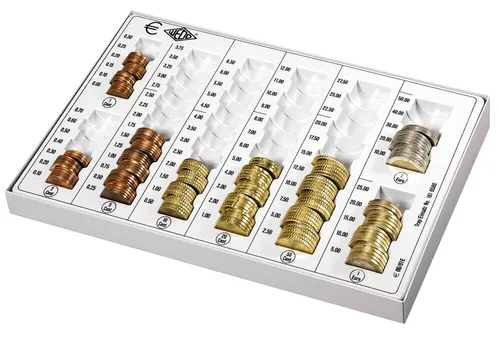 Wedo €uro Geldzählkassette 160758037 im sep. Metallgehäuse mit G.-Füßen