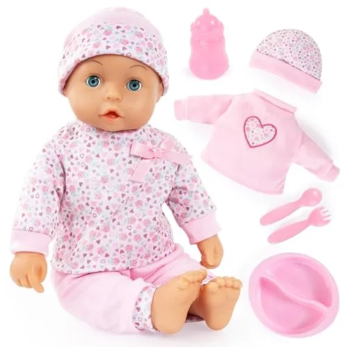 Bayer Design 93610AA Babypuppe mit Zubehör