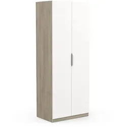 Demeyere GROUP Drehtürenschrank Ghost - Drehtürenschrank für mehr Ordnung und Übersicht, mit variabel einsetzbaren Einlegeböden und stabiler Spanplatte für hohe Robustheit. Modernes Design mit Hochglanzoberflächen.