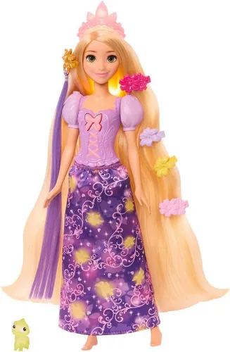Mattel® Anziehpuppe Disney Prinzessin, Feature Rapunzel Puppe, mit Leuchteffekt
