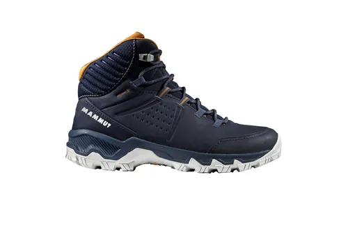 Mammut Nova IV Mid GTX Women marine-cheetah (50543) - Damen Wanderschuhe mit GORE-TEX Membran für atmungsaktive, wasserdichte Eigenschaften und 3D Memo Foam für optimalen Komfort und Schutz bei langen Wanderungen.
