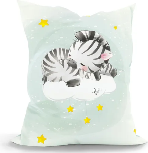 Green Bean© Kinder Sitzsack Zebra 100x135cm – Riesensitzsack mit hochwertiger EPS Perlen Füllung