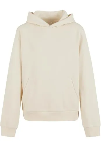 Urban Classics Girls Light Terry Oversized Hoodie whitesand, 158/164 - Kapuzenpullover für Damen, aus weichem Terry-Material, ideal für lässige Outfits und Freizeitaktivitäten mit bequemer Passform und verstellbaren Kordelzügen.