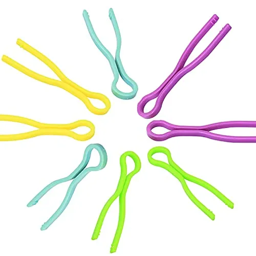 Spulenfadenhalter,40 Stück Spulenfaden-Halterungen Spulenhalter Nähen pulenfadenhalter Clips Spulenhalter Spulenfadenhalter Clip für Sticken Quilten Fadenspule Organisierendes Nähwerkzeug 4 Farben.