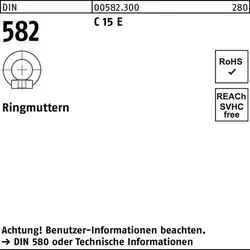 DIN 582 C Ringmuttern C15E M 36 S - Hochwertige Ringmutter für sichere Verbindungen. Ideal für den professionellen Einsatz in Maschinenbau und Konstruktion.