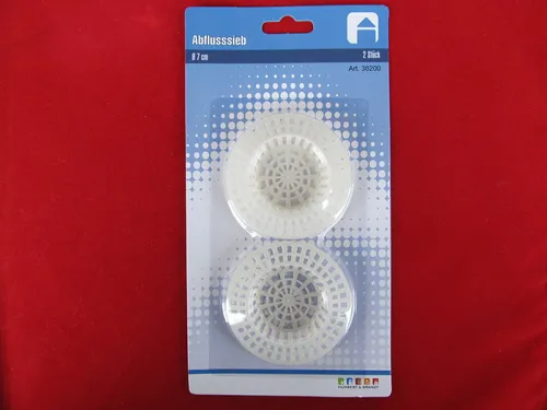 Abflusssiebe für Küche und Bad – Ø 7 cm, Edelstahl