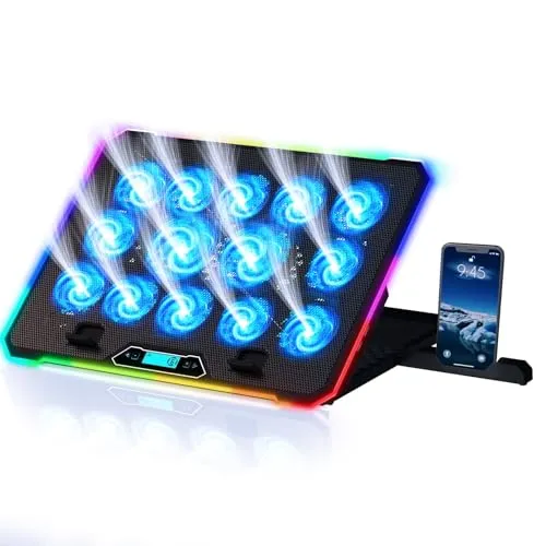 Produktbild KLIM V14 Gaming Laptop Cooling Pad mit 14 Lüftern