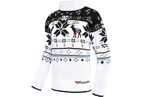 Nebulus Pullover & Shorts STAG, P6170 - Herren, weiß-schwarz, L