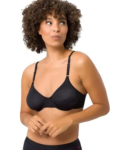 BeeDees Damen BH mit Bügel MicroFun W, Schwarz, 75C - Eleganter Damen BH mit Bügel und transparentem Material für einen komfortablen Sitz. Verstellbare Träger und stabilisierender Elastikbund sorgen für optimalen Halt.