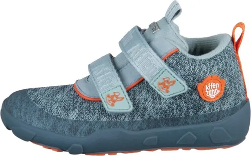 Affenzahn Übergangsschuh Knit Happy Hase in petrol von Affenzahn