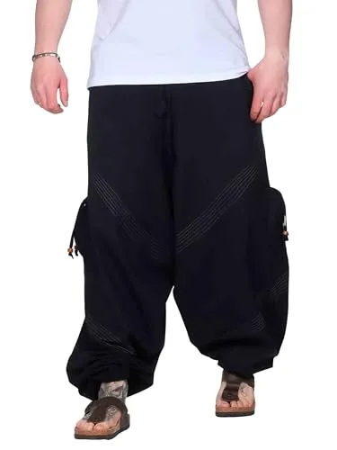 Produktbild Kunst und Magie Herren Goa Haremshose 3XL Schwarz