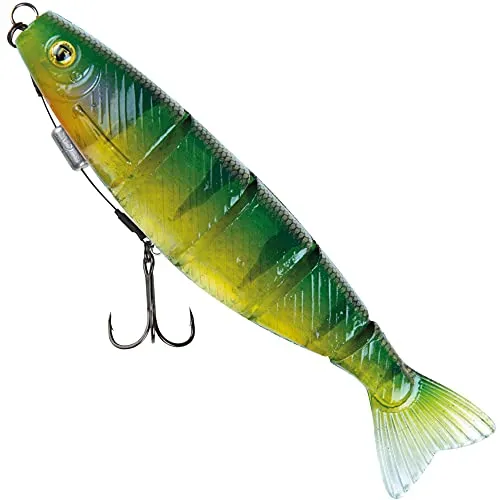 Fox Rage 18cm 52g Pro Shad Jointed Loaded - montierter Gummifisch, Farbe:UV Stickleback