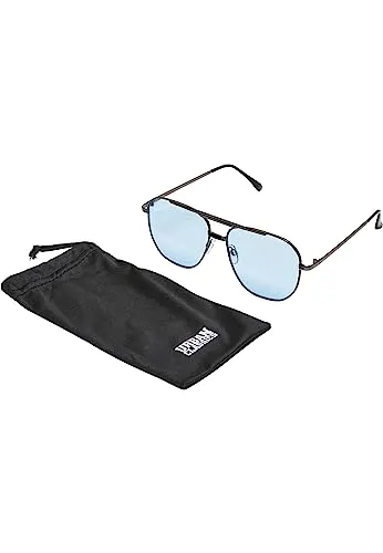Urban Classics Unisex Sunglasses Manila gunmetal/batikblue, one size