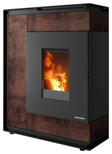 Oranier | Pelletofen | Boreas Aqua | 9,5 kW | Korten | Anschluss hinten