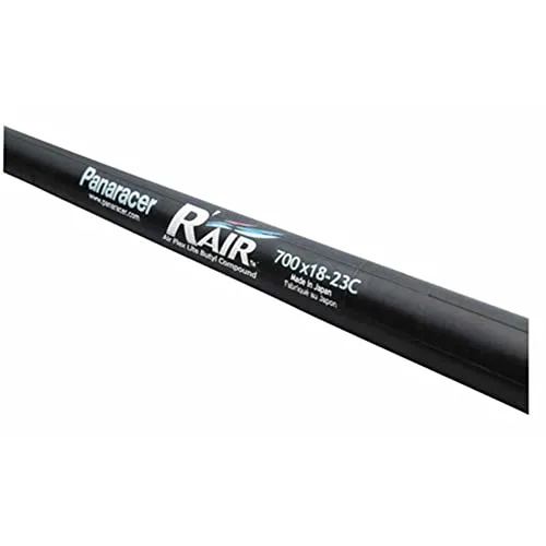 Paanracer R-Air Ultra Lightweight Road Tube: Schwarz/Schwarz 700 x 23-28c 48mm