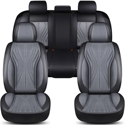 Schonbezüge Sitzbezüge Komplettset für VW Caddy Bj 2011-21 in Schwarz/Grau FM1