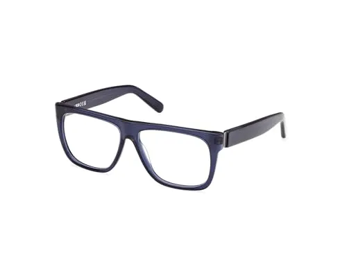GCDS Brille mit Sehstärke für Unisex optional mit Sonnenbrillentönung oder Blaulichtfilter, Schmetterling, gefertigt aus Acetat, Modell: GD5031 (inklusive Brillenetui)