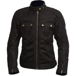 Merlin Shenstone Air Damen Motorrad Textiljacke, schwarz, Größe S - Motorradjacke aus exklusivem Halley Stevensons®-Gewebe mit ballistischen Mesh-Einsätzen für optimale Atmungsaktivität und Kühlung, ideal für warme Fahrten.
