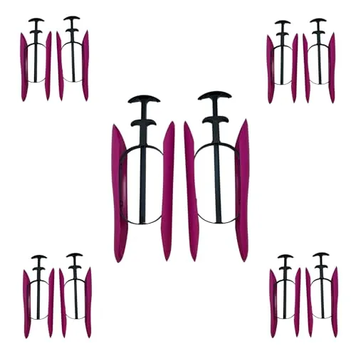 DELFA Stiefelformer 5 Paar - mit innovativem Sensomatic Federelement - Stiefelspanner - Länge 35 cm - Schaftformer