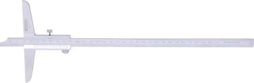 KS Tools 300.0575 Tiefenmessschieber - Präziser Messschieber nach DIN 862 mit hochgenauer Laserskalierung, ideal für professionelle Anwendungen und optimale Messgenauigkeit.