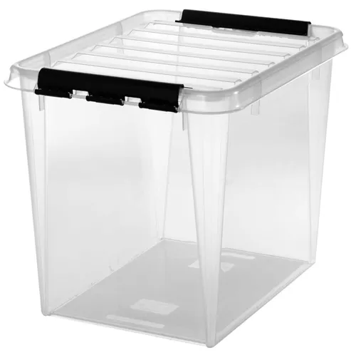 Smartstore Aufbewahrungsbox Classic 52 L - Stapelbare Aufbewahrungsbox mit 52 Litern Volumen, transparentem Kunststoff und Temperaturbeständigkeit von -40 bis +100 °C. Ideal für Haushalt, Kinderzimmer und Werkstatt.