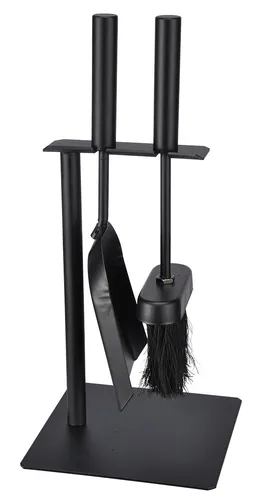 KAMINBESTECK KAMIN BESTECK KAMINBESTECK-SET KAMINGARNITUR SCHWARZ 3TEILE METALL