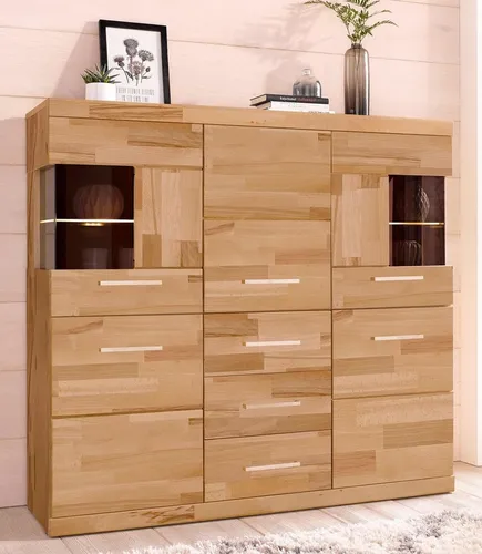 Home affaire Highboard Ribe, 125 cm breit