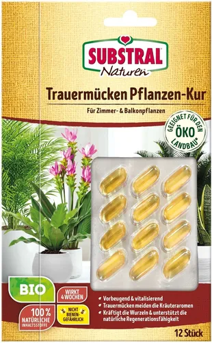 Substral Naturen Trauermücken Pflanzen-Kur 12ml gegen Trauermücke Wurzelkur