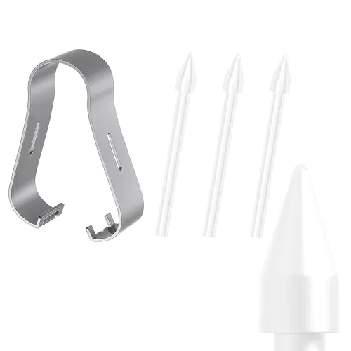 3x Originale Spitzen für Samsung S Pen Galaxy Tab S10 Lite/FE+ Plus/Ultra | für Samsung S Pen Glaxy Tab S10 Lite/FE/FE+ Plus/Ultra & S9 + Plus/FE+ Plus/Ultra &S6 Lite&S7 FE&S8, Originale Felt, Weiß