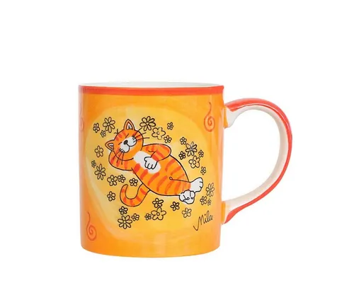 Kaffee- & Teebecher Orange von Mila