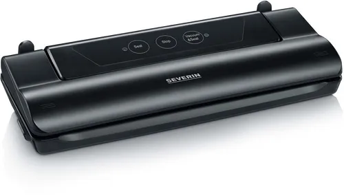 SEVERIN Vakuumiergerät FS 3610 - Vollautomatisches Vakuumieren, inkl. 10 Vakuumbeutel, hält Lebensmittel bis zu 8x länger frisch