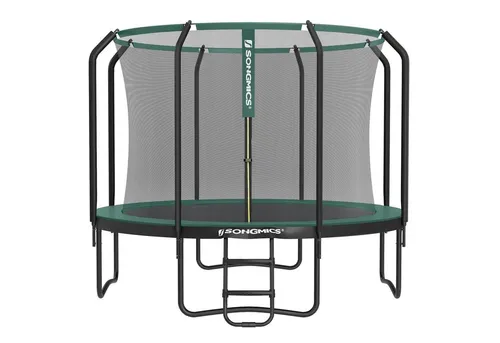 SONGMICS Gartentrampolin Ø 305/366 cm Trampolin, Ø 305 cm, gepolstertes Gestell