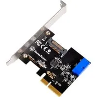 SilverStone ECU04-E - USB-Adapter - PCIe 2.0 x2 Low-Profile - USB 3.1