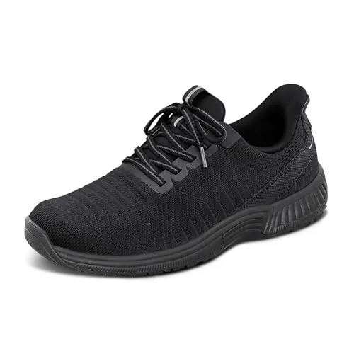Orthofeet Hands-Free Orthopädischer Damen Slip-in Sneaker komplett schwarz Kita, Größe 40.5 EU