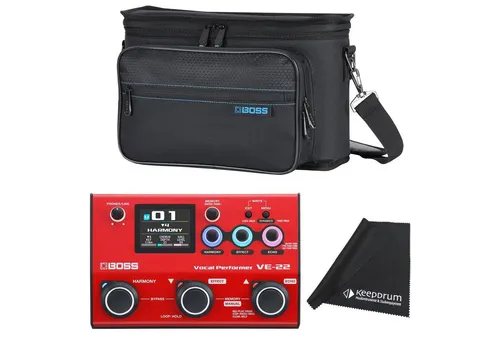 Boss VE-22 Multi-Effektgerät für Gesang mit Tasche