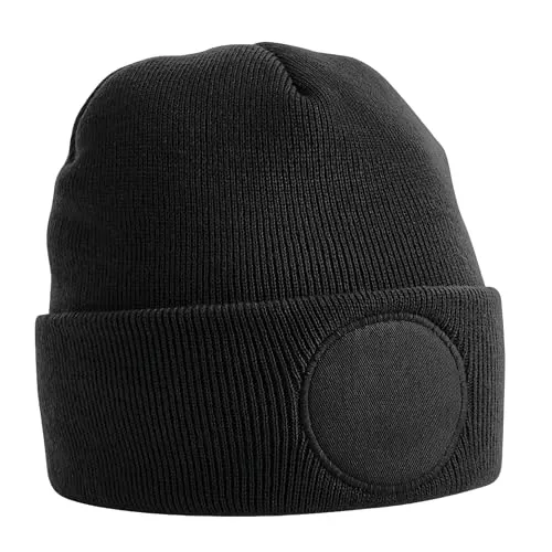 Circular Patch Beanie