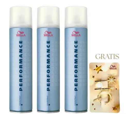 Wella Professionals Performance Haarspray – 3x 500 ml inkl. Haarschmuck - Dieses Set aus 3x 500 ml Wella Professionals Performance Haarspray bietet starken Halt und ein natürliches Finish. Ideal für professionelles Styling zu Hause. Das kostenlose Haarschmuck-Set sorgt für kreative Akzente bei jedem Anlass.