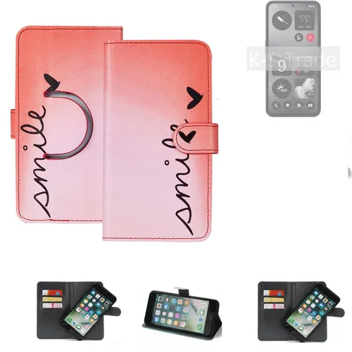 360° Schutzhülle für Nothing CMF Phone 1 Wallet Case Design smile
