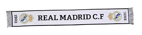 Real Madrid Schal aus weißem Stoff [AB3931] in weiß von Real Madrid