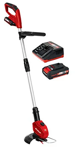 Einhell Akku-Rasentrimmer GE-CT 18 Li Set - Rasentrimmer & Motorsensen mit ergonomischem Design, 240 mm Schnittkreis und universellem Power X-Change Akku für vielseitige Nutzung. Inkl. 20 Kunststoffmesser und praktischer Aufbewahrung.