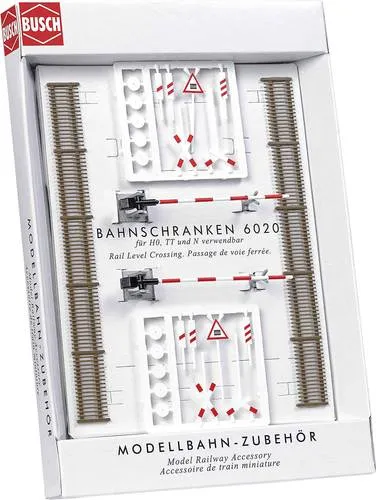 Busch 6020 H0 Bahnübergang Bausatz