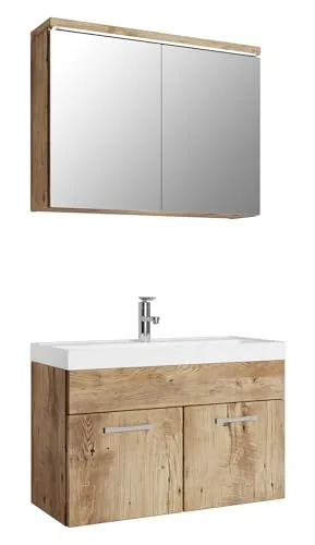 Produktbild Badplaats B.V. Badezimmer Badmöbel Set Paso 02 80cm
