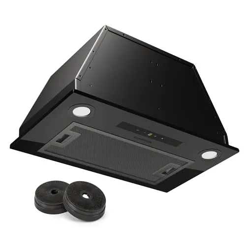 Klarstein Dunstabzugshaube 52cm - Elegante Edelstahl-Lösung - Dunstabzugshaube mit 439 m³/h Luftstrom, leise im Betrieb und ideal für jede Küche. Mit Timer, Touch-Bedienfeld und nahtlosem Design für optimale Luftqualität.