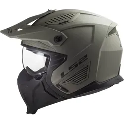 LS2 Drifter SOLID Matt Sand Motorradhelm, L