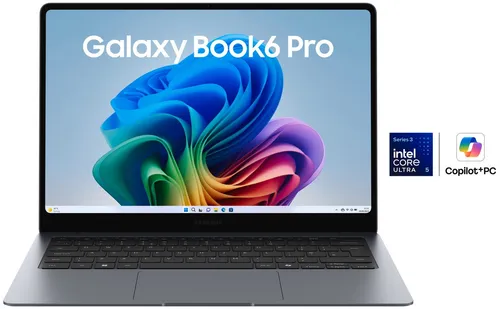 SAMSUNG Galaxy Book6 Pro NP940X, 32 GB RAM, 512 GB SSD, grau - Leistungsstarker Laptop mit 14