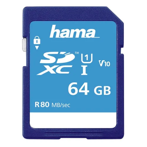 hama Speicherkarte SecureDigital HC Klasse 10 64 GB