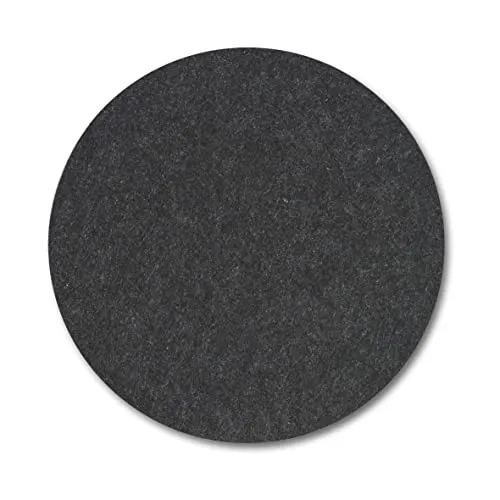 Zeller 27047 Platzset, Filz, anthrazit, ca. Ø 38 cm