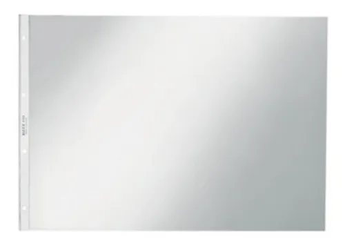 LEITZ Prospekthülle A3 quer genarbt 4703-00-00 - Hüllen für A3-Dokumente, ungefalzt und genarbt für optimalen Schutz und ansprechende Präsentation.