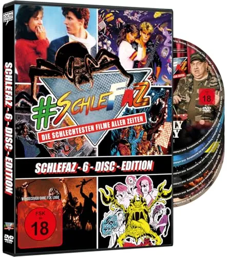 Schlefaz Box - 6er [6 DVDs] - Filme für Erwachsene, bietet eine Sammlung skurriler Filmklassiker für unvergessliche Unterhaltung.